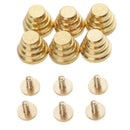 6pcs 4 Layers Cone Screw Metal Studs Rivets Nailhead Clothes Spikes 13x11mm