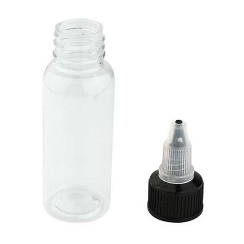 KD001 Spare Tattoo Airbrush Ink Dispensing Bottles LDPE Body Tattoo 30ml