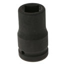 1 inch Drive 21mm 4 Point Hex Ratchet Socket Adapter Impact Tool 80mm Long