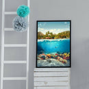 Full Drill Round Diamond Painting Undersea World Mosaic Picture Bead Craft