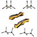 8 Pcs Side Brush +2 Pcs Main Brush For Ecovacs Deebot M81 DM81PRO M85 M88 O R3D5