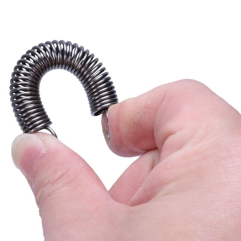 1.2mmx10x65mm Metal Dual Hook Tension Spring 4pcs G5W6