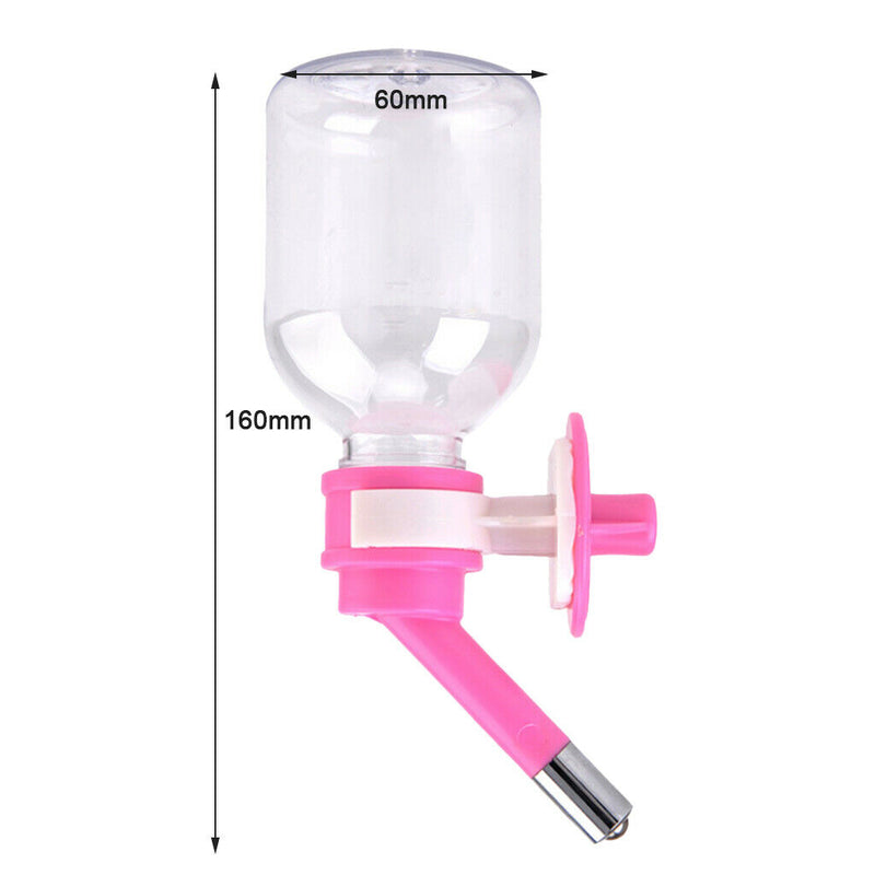 Pet Puppy Auto Water Feeder Dog Cage Hanging Water Bottle Dispenser
