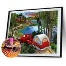 5D DIY Full Drill Square Diamond Painting Cross Stitch Mosaic (F005 Car)