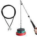 3x 2m Fitness DIY Pulley Cable System Arm Hand Strength Workout Accessory