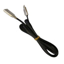 Zinc Alloy Fast Charge Type C USB-C Sync Charger Charging Cable Lead  black