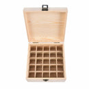 25 Slots Wooden Essential Oil Storage Box Aromatherapy Container Organizer SEAU