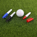 3pcs Red Blue Black Golf Ball Liner Markers Pen Drawing Alignment Marks