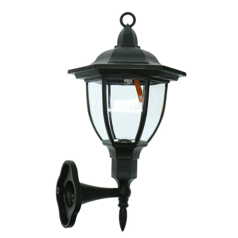Hexgonal Solar Power Light LED Waterproof IP44 Sense Light Infrared Wall Lamp