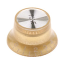 Finest 2x Golden Tone Speed Control Knobs Caps for LP Electric Guitars Parts