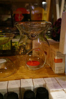 Candle Aroma Holder Fragrance Oil Wax Warmer Burner Clear Glass Home Decor