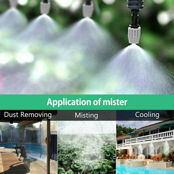 15 M Nursery Garden Mist Sprinkler Kit Cooling System Water DIY Humidification