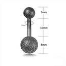 4x Stainless Steel Barbell Navel Belly Button Ring Bar Body jewelry Piercing  Kw