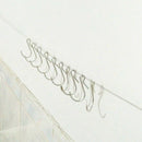 10-Pack 304 stainless steel Clip Type Hanging Hooks, Holds up to 10 lbs M6X2