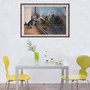 5D DIY Full Drill Diamond Painting Cat Tiger Cross Stitch Embroidery Craft