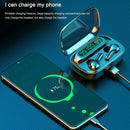 Bluetooth Headset Earpiece Earbuds HiFi Stereo Headphone Charging Mic Box C5C3