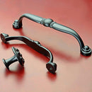Metal Door Knob Cabinet Drawer Cupboard Furniture Kitchen Pull Handle -Black