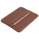 Car Sun Visor Organizer PU Leather Storage Bag for Glasses Card (Coffee) A