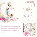 Photos Background Blanket Monthly Growth Milestone Prop for Newborn Baby