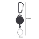 Safety Anti-lost Rope Burglar Retractable Keyring Keychains for Camping