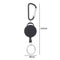 Safety Anti-lost Rope Burglar Retractable Keyring Keychains for Camping