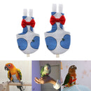 2 Pieces Fabric Cloth Bird FlightSuit, Comfortable Diaper Nappy Adjustable Pet