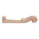 Violin Neck with Maple Wood Fingerboard Accessory Kit for 4/4 Violin