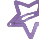 6Pcs Star Shape Metal Children Snap Hair Clips Barrettes Girls Cute Ha3C