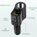 BT01 MP3 Player Bluetooth Dual USB Car Charger FM Transmitter Player Charge P6I3