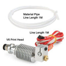 2X(All Metal J Style Head Hotend Full Kit With 5 Pcs Extruder Print Head +