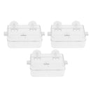 3 Pieces Plastic Tortoise Reptile Terrarium Water Dish