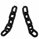 Funny 5 Loops Acrylic Chain Long Earrings Fashion Drop Earrings for Women GiU9J8
