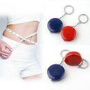 Retractabl Body Measuring Ruler Keychain Sewing Cloth Tailor Tape Measure 1.5MOZ