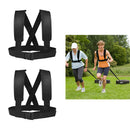 2 Pack Fitness Sled Harness Vest Strength Training Shoulder Strap Pulling Belt