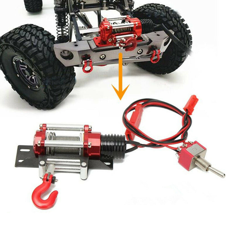 Mini Useful RC Crawler Automatic Outdoors Durable Wired Electric Winch Simulated