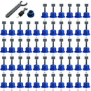 50pcs/set Level Wedges Tile Spacers with Wrench for Flooring Tile Equalizer
