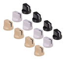 Pack of 12 Volume Tone Control Knobs, Potentiometer Control Caps with Pointing