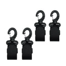 4pack Nylon Kayak Canoe Paddle Clip Holder Keeper Boat Fishing Raft Accessories