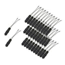 32pcs TV Antenna 300-75 Ohm Coaxial Cable Matching Trans-former VHF/UHF/FM