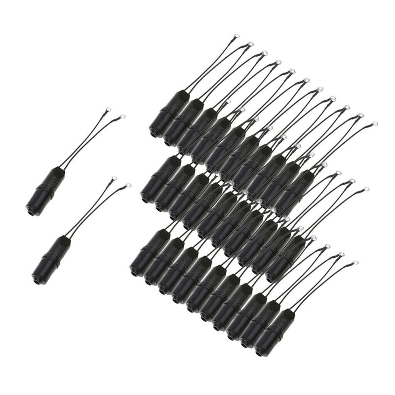 32pcs TV Antenna 300-75 Ohm Coaxial Cable Matching Trans-former VHF/UHF/FM