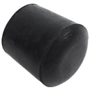 Rubber Chair Table Furniture Feet Leg Cap End Tip 22mm Dia 50pcs Black M3U6