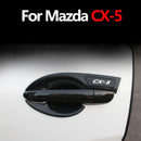 Car Carbon Fiber Outer Door Handle Protective Cover Decorative Stickers For
