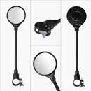 Bicycle Adjustable Handlebar Convex Rear View Mirrors Bike Rearview Mirror