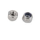 10Pcs M3 A2 Stainless Steel Nuts Nylon Collar Elastic Stop Self-lock Locknut