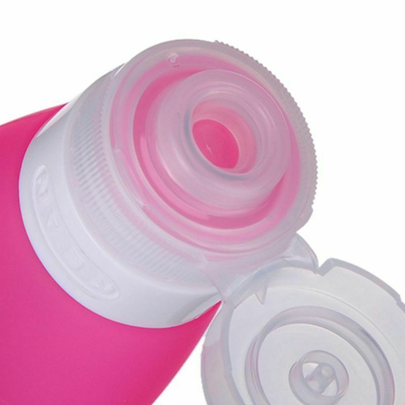 Portable Travel Silicone Emulsion Points Bottling Shower Shampoo Cosmetic A Y2P1