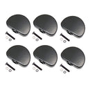 6 Pcs Semicircle Shape Electric Guitar Metal Tuning Pegs Cap Tuners Machine Head