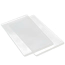 2 Pieces High Quality Transparent  Die Cutting Embossing Machine Plate