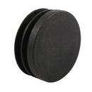 6Pcs Plastic Blanking End Cap Pipe Tube Insert Plug Cover 40mm Black S5L8