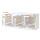 Vertically Rotatable Storage Seasoning Boxes Spice Jar Bottle With Handle A Y8Q2