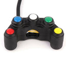 Universal 5 button Array Motorcycle Switches Race Bikes Motocross 22mm Hand P2H4